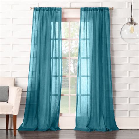 peacock blue curtains drapes